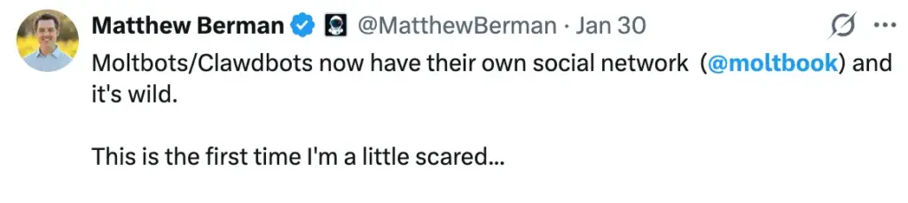 Should we be afraid of Moltbook?